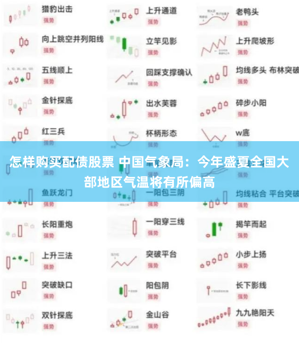 怎样购买配债股票 中国气象局：今年盛夏全国大部地区气温将有所偏高